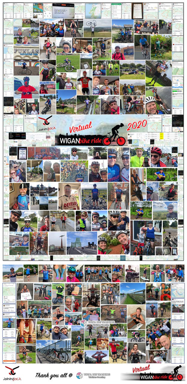 Wigan Bike Ride 2020 collage